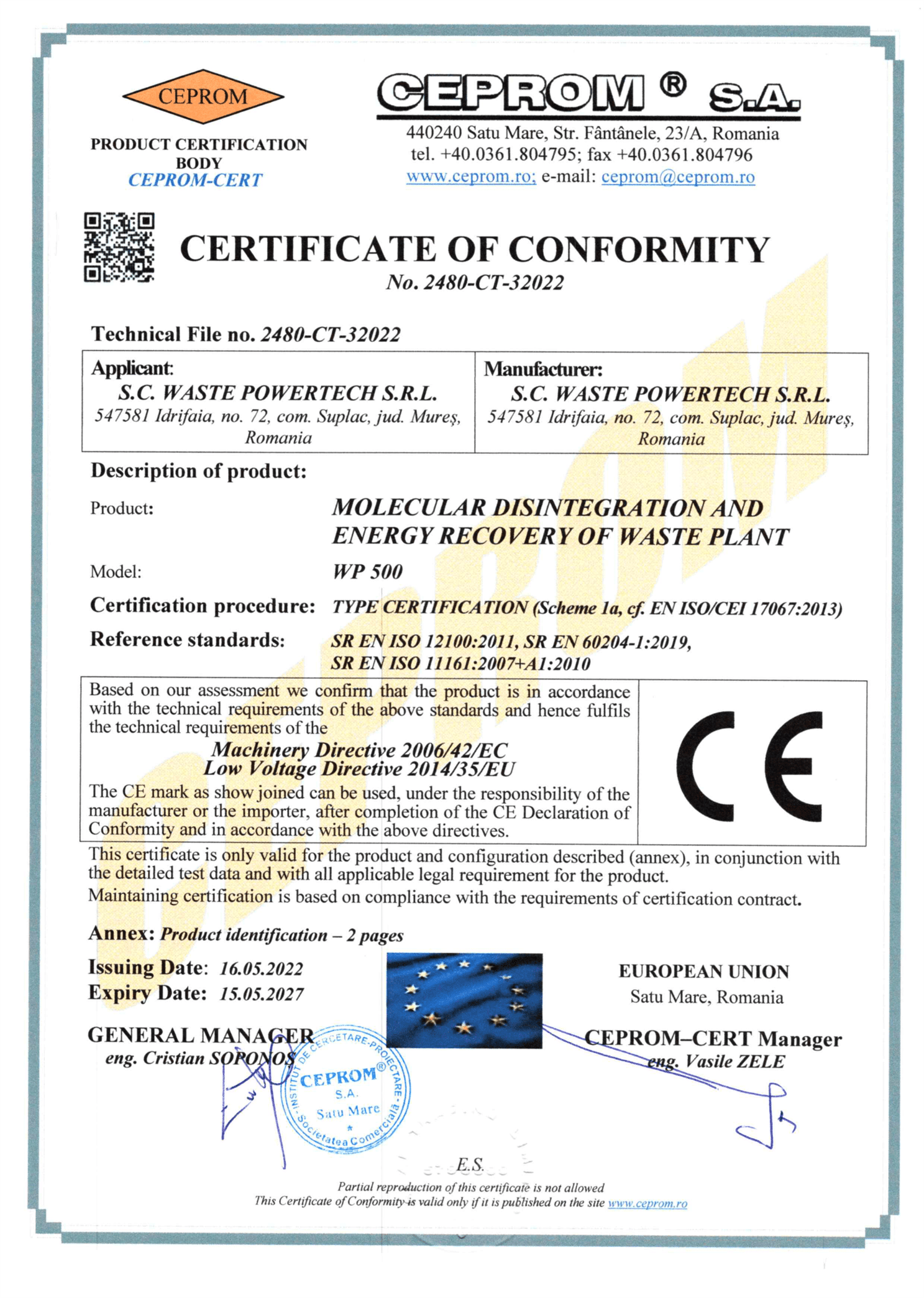Product Certification
